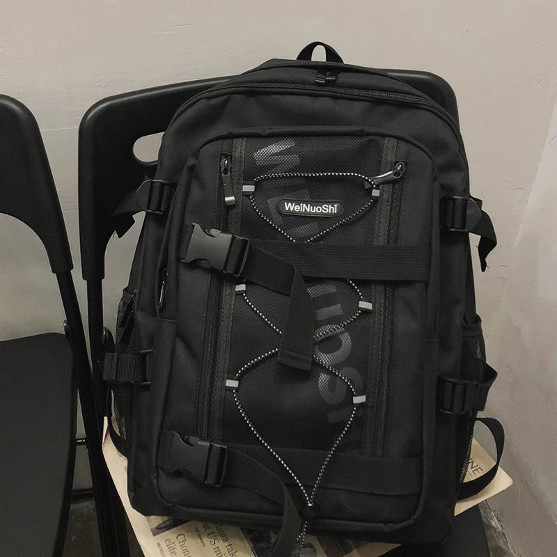 

New Schoolbag for Primary School Students First Grade Splicing Junior High School Boys School Backpack