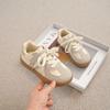 PU Leather Sneakers for Children Comforthable Walking Shoes Trend Boys Sport Sneakers Girl Casual Tenis Shoes School H09244