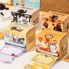 Pull-Out Sticky Notes Portable Self-Adhesive Notepad Animal Memo Pad Cartoon Boxed Memo Paper For Gift Student Dormitory