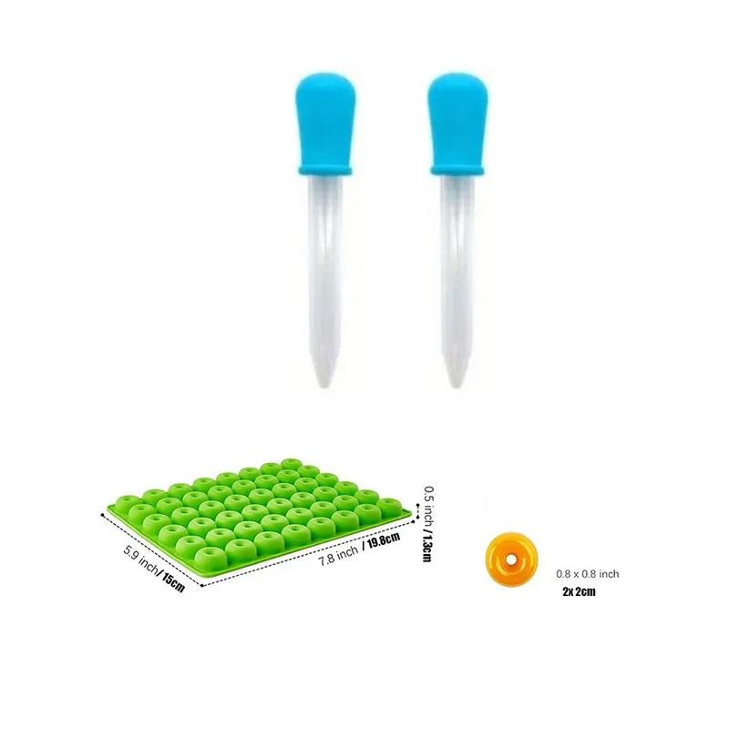 Gummy Worm Soft Candy Silicone Mold DIY Chocolate Candy Pudding Biscuit Ice Grid Tray for Fruit Snack Non-Stick Baking Mold