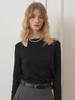 Eight Days A Week Halter Round Tee Black Ad324