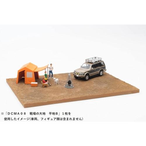 Tomytec 1/144 DioColle Combat Series DCMA08 Battlefield Plains B Pre-painted Plastic Model 318255