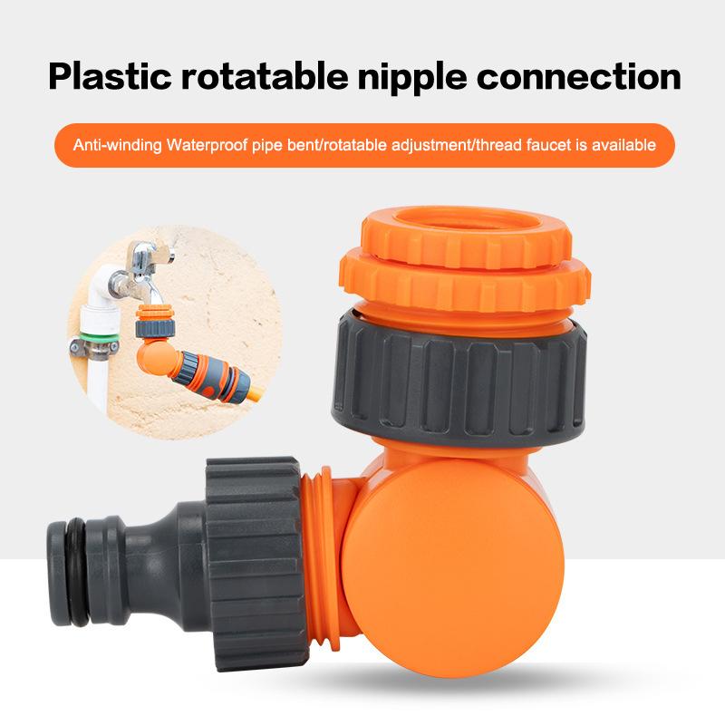 Gartenschlauchverbinder, 1/2 Zoll Wasserhahnadapter, Kunststoff Schnellkupplung Klickverschluss für Bewässerung
