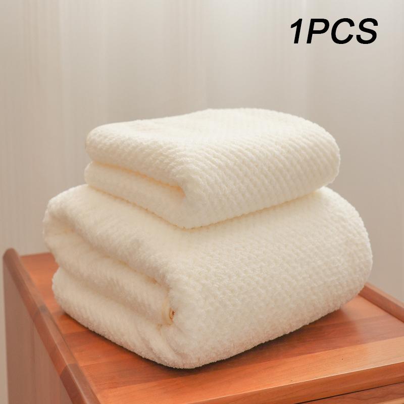 Thickening High Quality Bamboo Charcoal Coral Velvet Fiber Bath Towel Super Absorbent And Quick Drying Bath Towel Bathroom Use