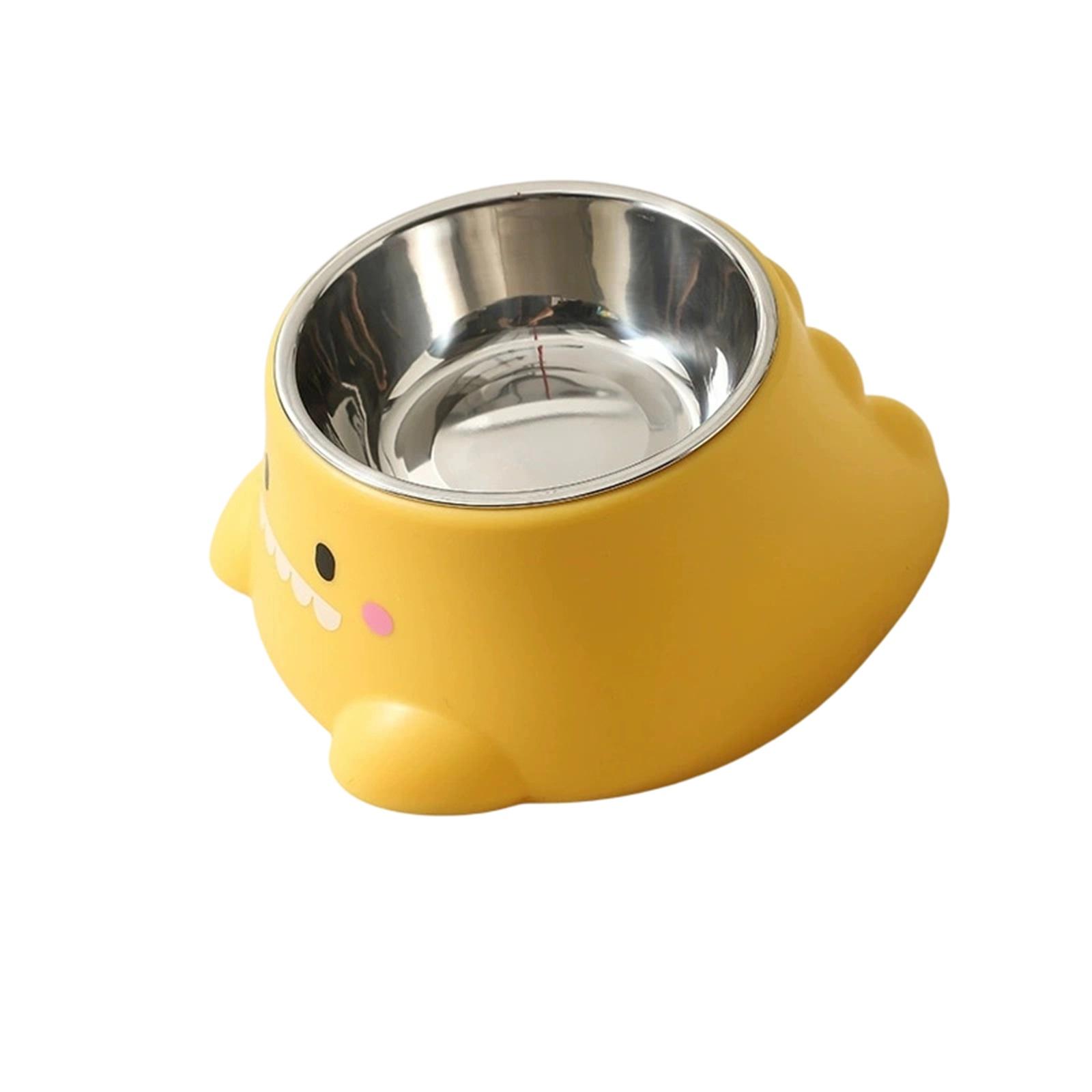 

Dinosaur Shaped Dog Bowl Pet Food Dish with Non Base Fun Design for Small Medium Dogs 7.5 x 6 x 3.5 Inches Blue one size жёлтый