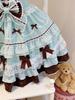 White Sugar Girl Original Lolita Summer Knit Strap Dress