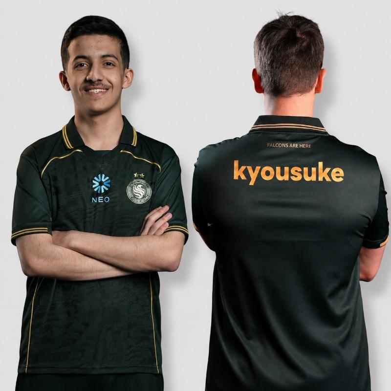 Nuove Uniformi di Allenamento Team Falcons 2026 CS2 Esports NIKO M0NESY Kyousuke Maglia T-shirt Uomo Girocollo Polo Regali Nome Personalizzato