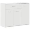 Sideboard White 88 x 30 x 70 cm Particleboard