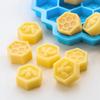 19 Holes Bee Honeycomb Shaped Fondant Moulds Cake Cupcake Decorating Tool Silicone Chocolate Mold Candy Mould Soap Molds