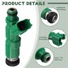 4PCS 23250-21020 New Fuel Injector Nozzle For Toyota PRIUS ECHO SCION XA XB 1.5L-M53K
