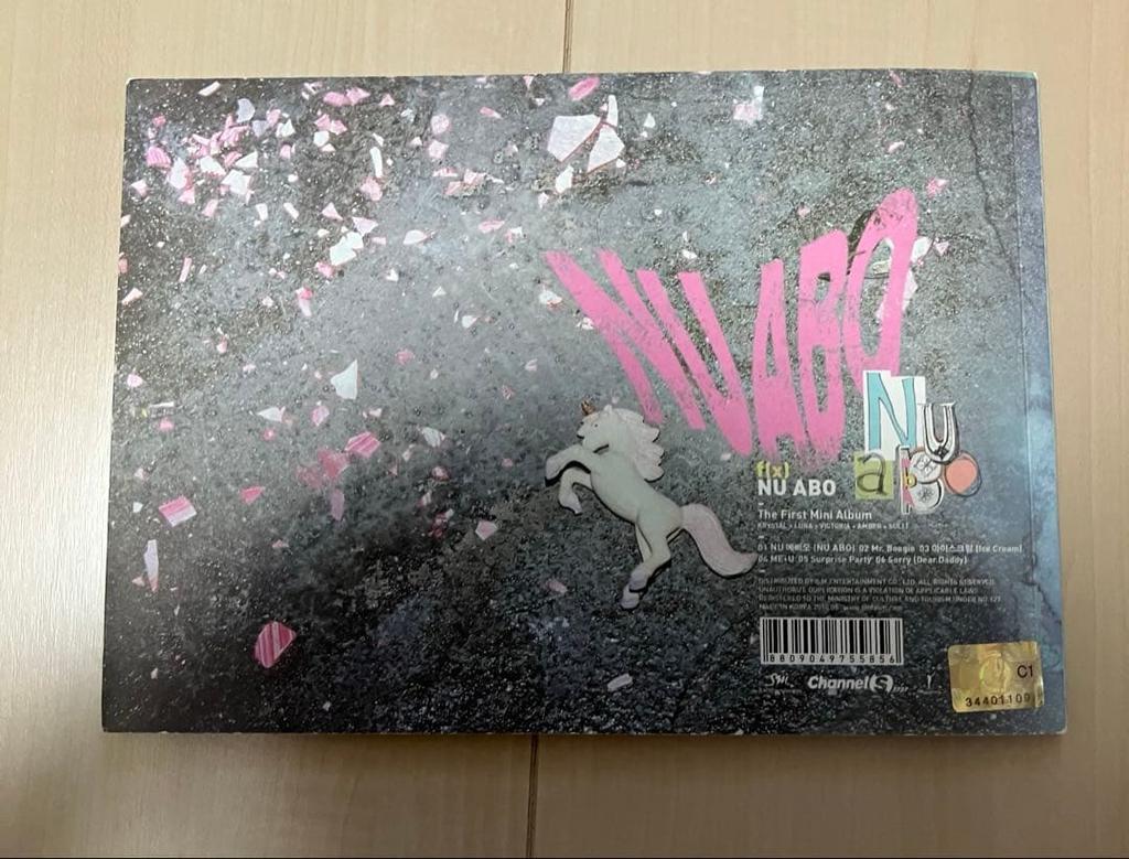 [USED] F(x) NU ABO Album No Trading Card Korea