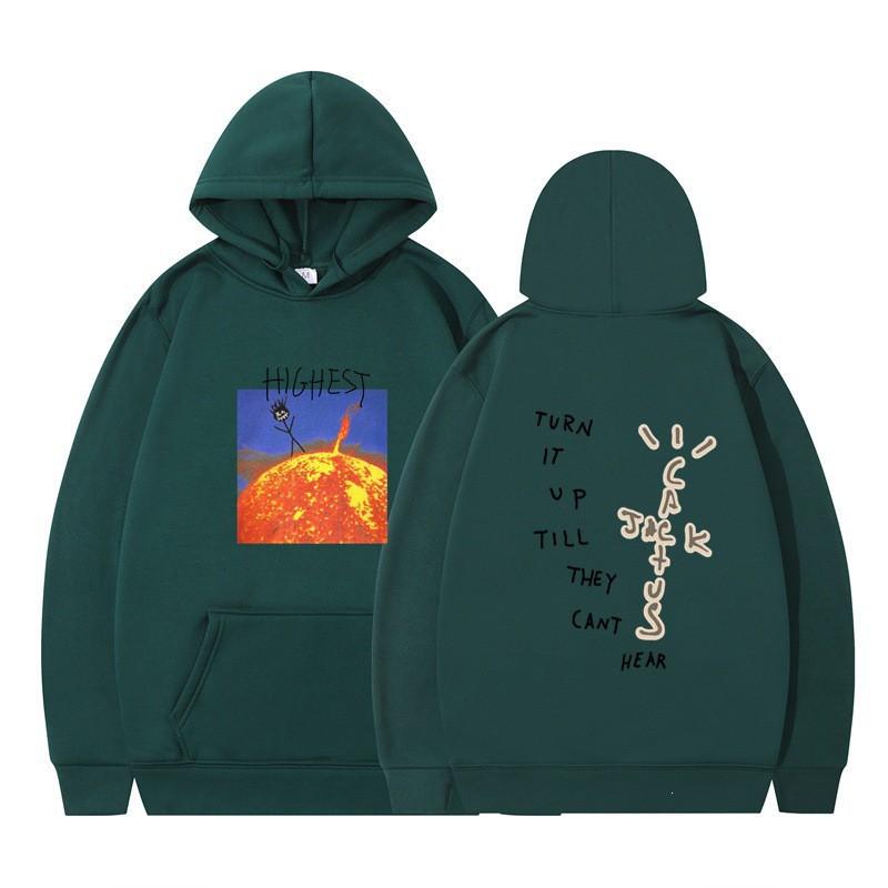 Travis Scott HITR Sun Hoodie Womens Oversized Sweatshirt Festival Streetwear