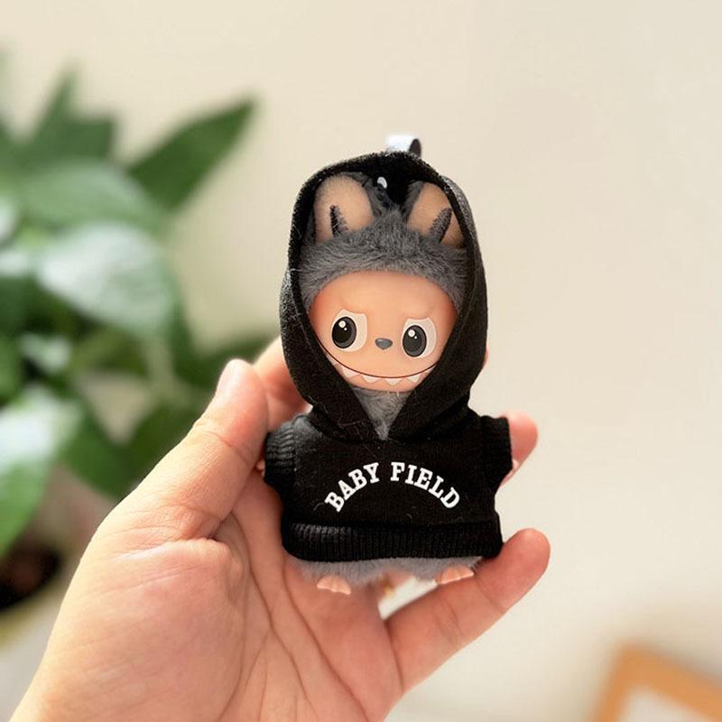 Mini Version 4.0 Vinyl Face Plush Blind Box Doll Clothes Christmas Set Small Nose Gaga Heart Bottom Password