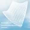 Car Seat Cushion Summer Breathable Ice Silk Cool Pad Single Piece Ventilation Universal Honeycomb Gel Pad Automotive Interior