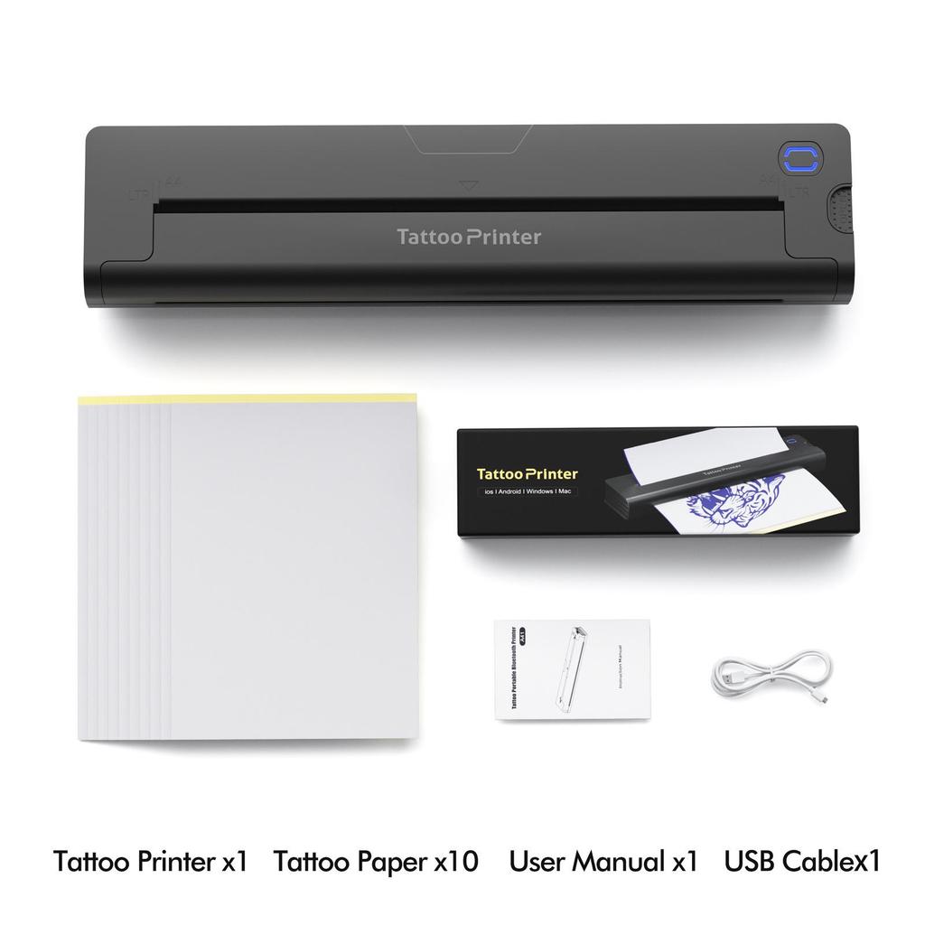 A4 Bluetooth Wireless Tattoo Thermal Printer