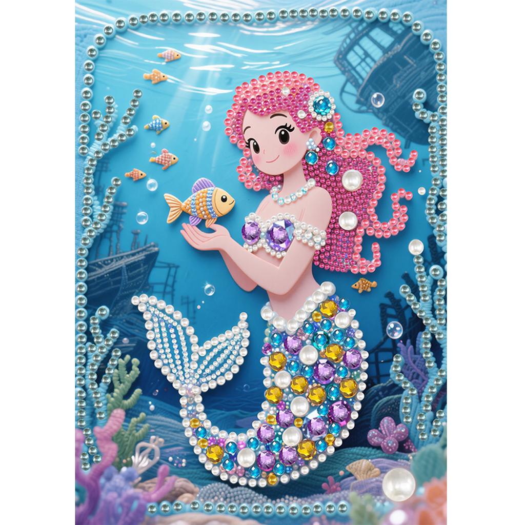 Animal Special Shaped 5D DIY Partial Drill Pearl Gem Diamond Art Painting Kit Home Decor Diamond Dots Pearl Gem Painting 30x40cm