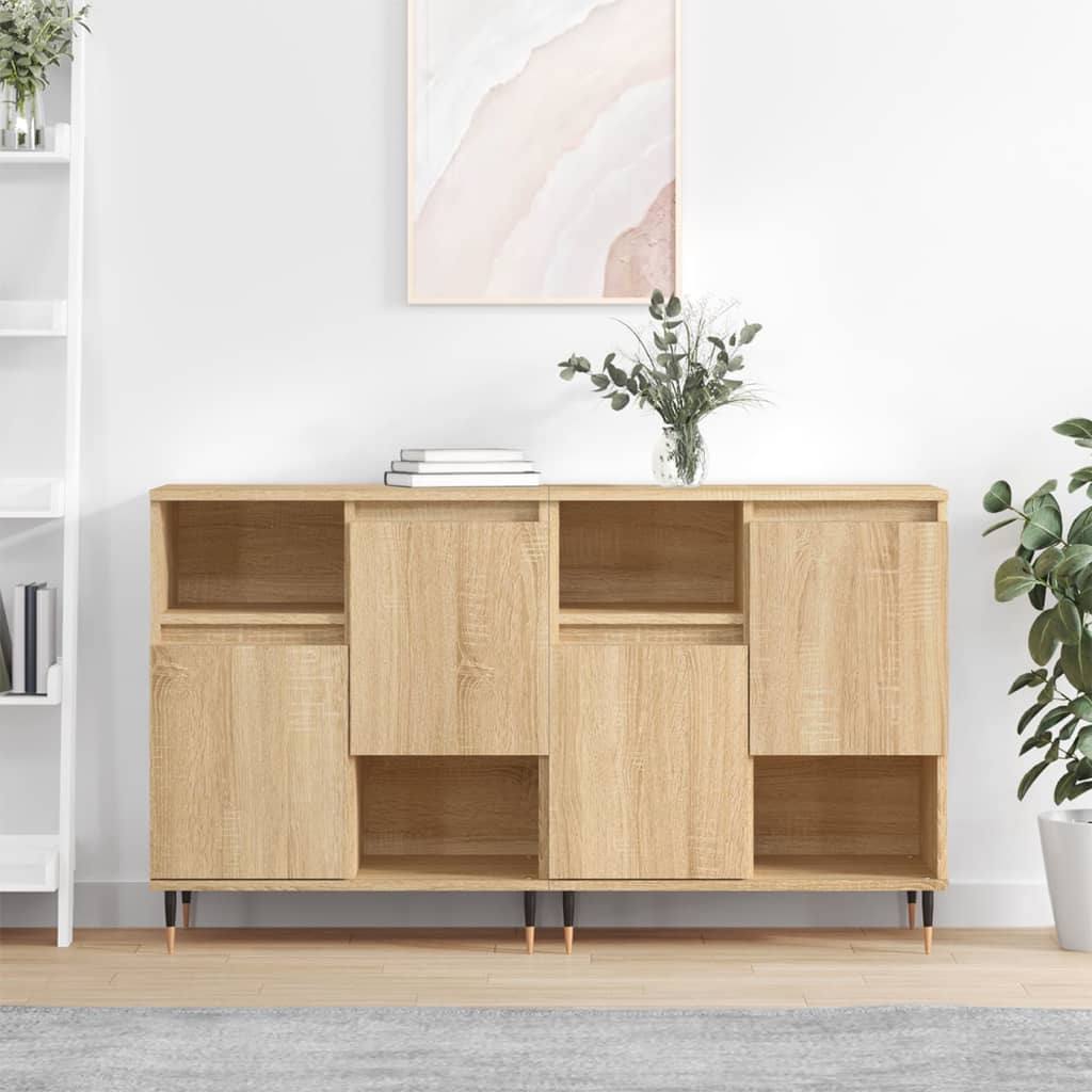 Vidaxl Szafki, 2 Szt., Dąb Sonoma, Materiał Drewnopochodny