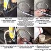 High-Quality Brake Fluid Bleeder Hose with One-Way Non-Return Check Valve Durable Auto Car Vehicle Motorcycle Brake Clutch Kit