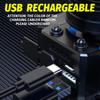 USB rechargeable LED headlight with motion sensor,5 lighting mode,adjustable and telescopic zoom,power display,for work,travel,hiking,fishing,repair
