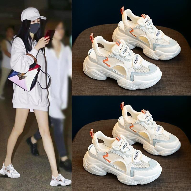 Brand Original Women Hollow-out Casual Sandals Summer Breathable Flat Sneakers Korean Female All-match Beach Sandalias De Mujer