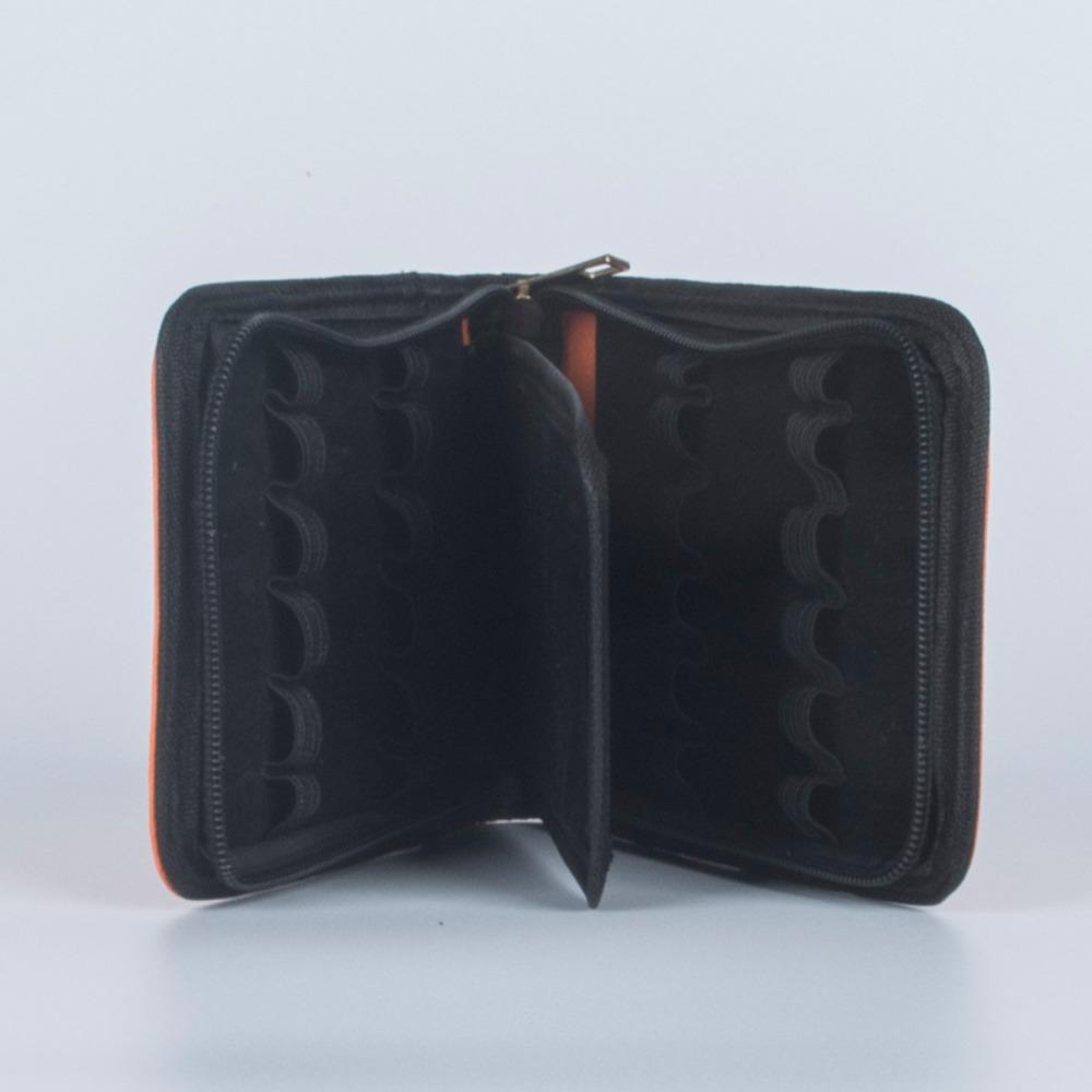 Pen Container Bag Large Capacity Fountain Pencil Case PU Leather  High Appearance   Pen Storage
