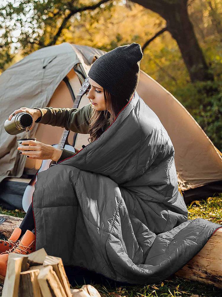 Venkovní termodeka Pikniková podložka Kostkovaná Prošívaná Vodotěsná Přenosný Piknikový koberec Nositelný Pláž Travnatá plocha Venkovní