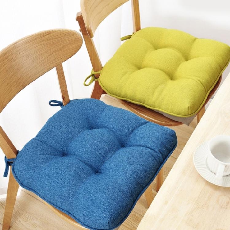 Thick Square Chair Cushion Features Nonslip Base Ideal For Home Offices And Restaurant Seatings
