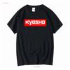 New Item Kyosho RC Remote Control Logo Mens Black T Shirt Size S 5XL Vintage Washed Fashion Soft Casual Graphic