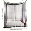 Breathable Mesh Mosquito Canopy Net Square Shape Insect Proof Mosquito Net  Bedroom Use