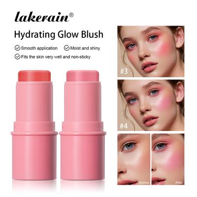 Lakerain Hydra Blush Natural Long Lasting Waterproof Developing Blush Stick Queen Barbie Powder Blush Stick