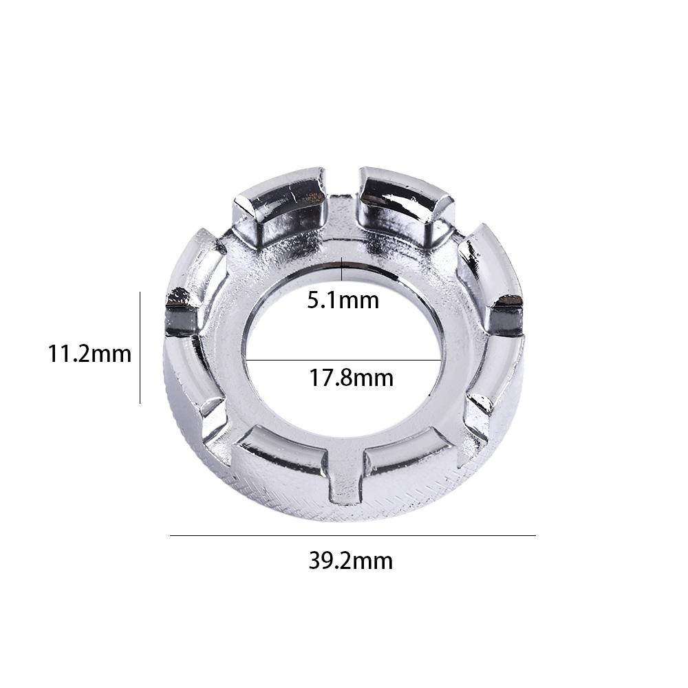 Tool Adjustable Spanner Bicycle Spoke Wrench Wheel Rim Spanner Cycling Wrench 8 Way Spoke Nipple