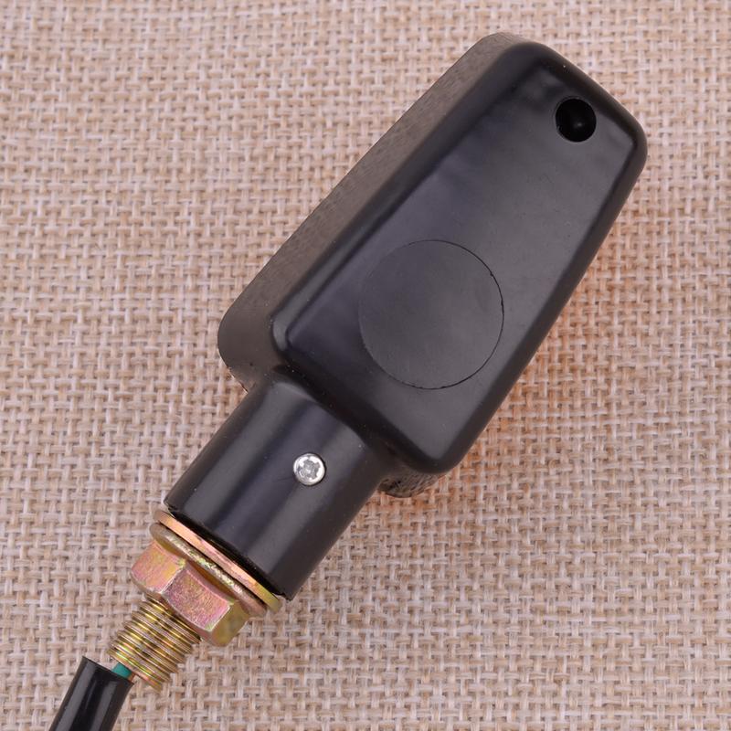 2Pcs Amber Lens Motorcycle Turn Signal Light Blinker Indicator