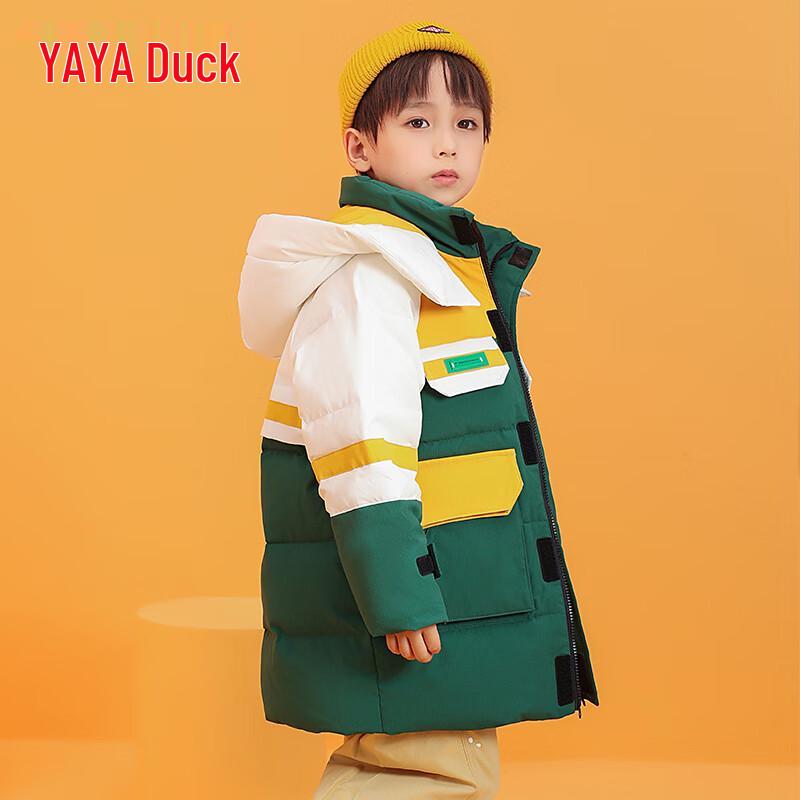 Yaya Kids' Unisex Mid-Length Duck Down Winter Jacket