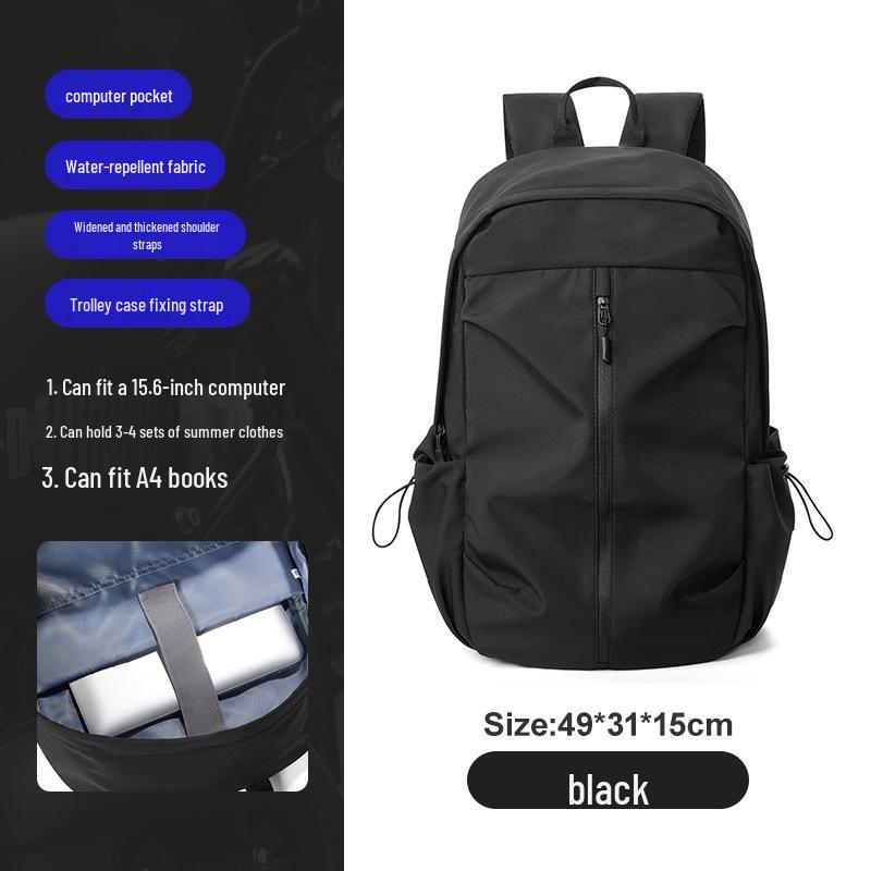 

Men s & Women s Lightweight Casual Laptop Backpack - Large Capacity Travel & School Bag чорний