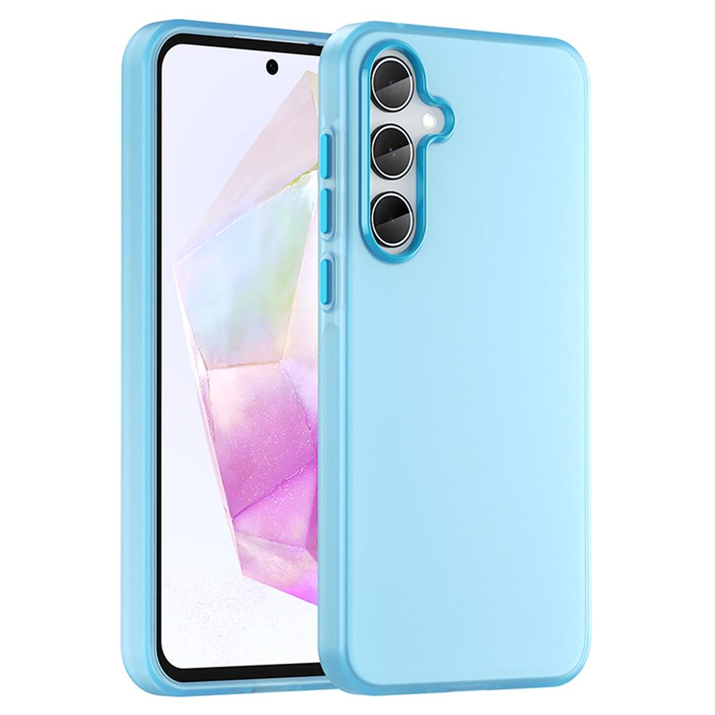 For Samsung Galaxy A35 5G Case TPU+PC Phone Back Cover Matte Translucent Design