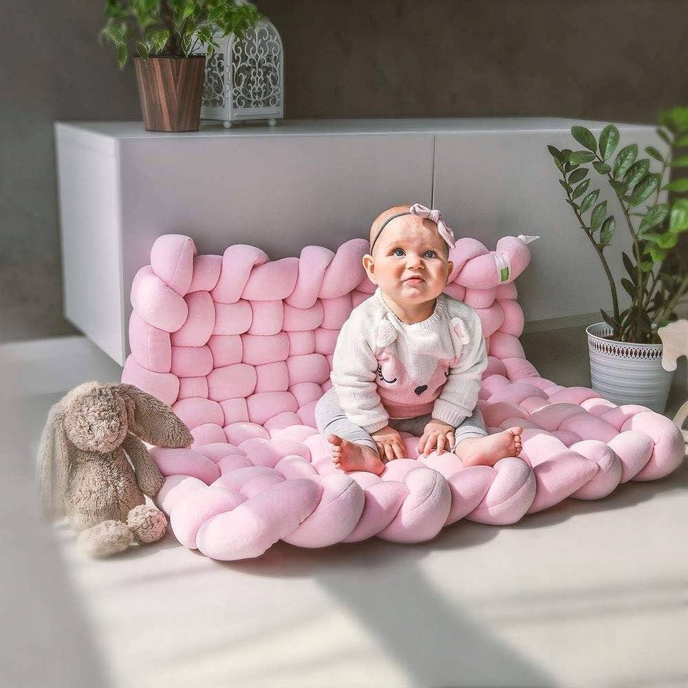 Lulando Plaid Play Mat 80X80 Cm Pink
