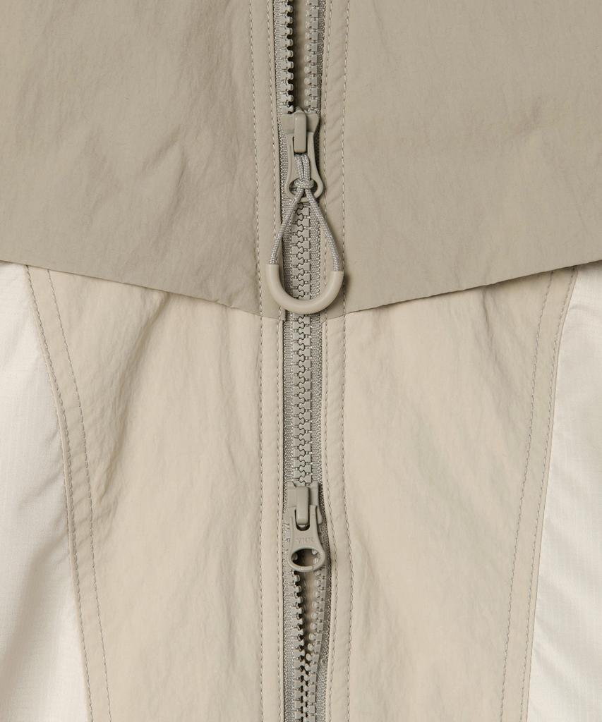 Musinsa Standard [City Leisure] Structured Block Windbreaker Jacket [Leaf Beige/Light Beige]