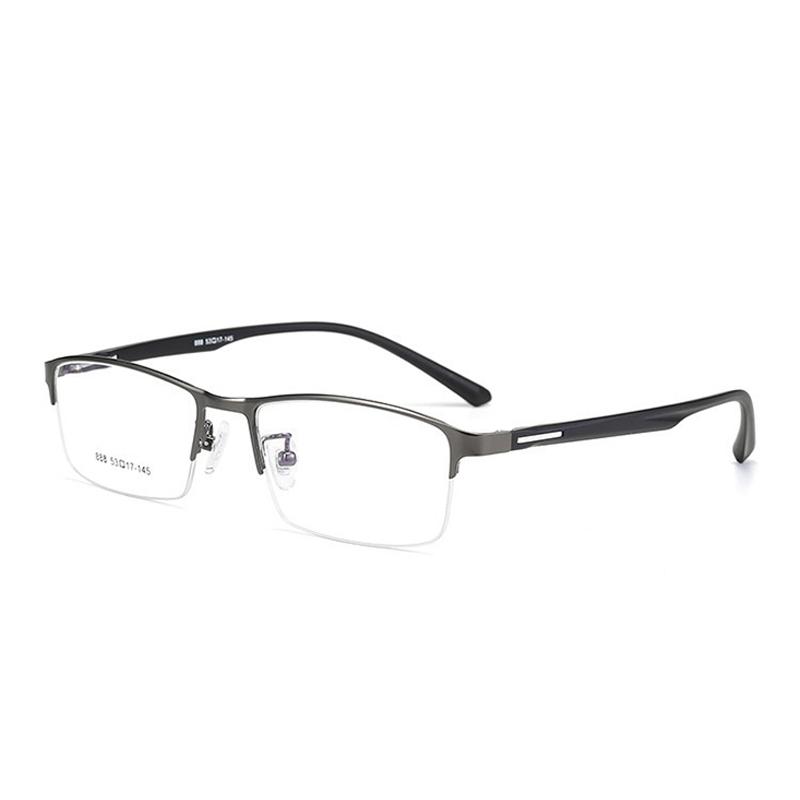 Okulary fotochromowe przeciwsłoneczne dla krótkowidzów Kobiety Mężczyźni Metalowe Półramki Kameleon Okulary do korekcji wzroku 0 +0.5 +0.75 +1.0 +3.0 Do +6.0