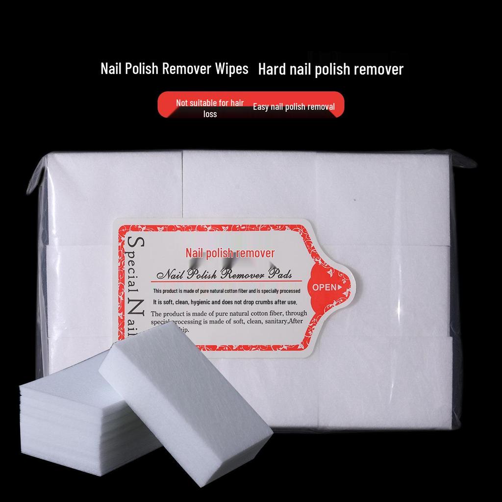 Nail Art Lint-Free Thickened Polish Remover Pads