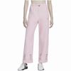Nike Therma-Fit High-Waisted Fleece Casual Wide-Leg Knitted Sports Pants Women Bottoms Light-Raspberry FV4016-632
