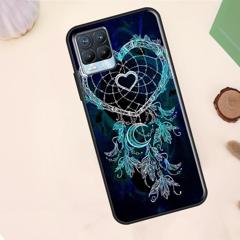 Retro Feather Dreamcatcher Case For Realme C63 C61 C65 C67 C75 C55 C51 C53 C35 C71 11 12 13 14 15 Pro Plus GT6 GT7 Pro