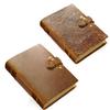 Vintage Leather Bound Journal Genuine Leather Cover Sketch Notebook Blank Paper Diary  Student