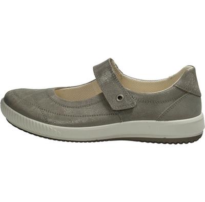 Damskie slip-ony na rzepy Legero Tanaro metaliczne srebrne