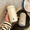 355ML Portabel Blå Flaska Fellow Liten Kaffekopp Isolerad Rostfritt Stål Innerlock Te-separator för Resa och Utomhus