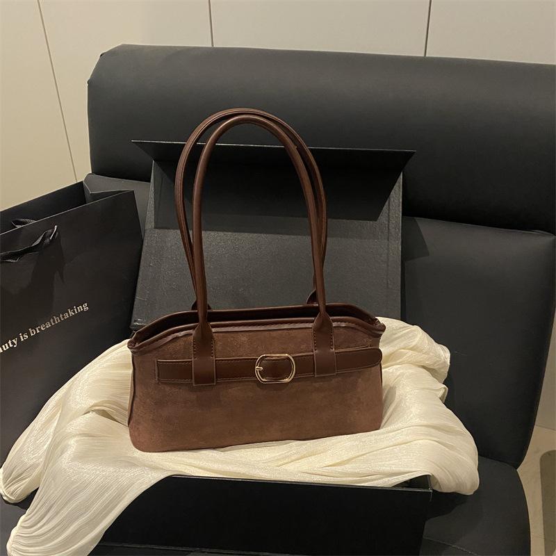 Fashion Commuter Temperament Casual Shoulder Bag Women's New Niche Design Large-capacity Underarm Bag