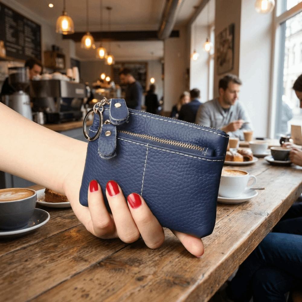 Vintage Mini Coin Purse Multi-Card Slot Card Storage Pouch Fashion Women's Keychain Wallet Outdoor