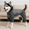 High Collar Winter Pet Jumpsuit Windproof Thickened Cotton Dog Four-Legged Hoodie Waterproof Warm Puppy Cotton Coat Cold Weather