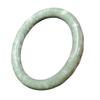 Emerald Green Jade & Aragonite Round Bar Bracelet