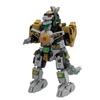 MOC Dragonzord Building Blocks Green Warrior's Dragon Mech Dionosaur Combat Mecha Bricks Toy Adult Gift