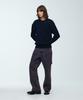KNITTED Heavy Waffle Round Knit Navy